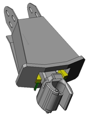 Locomotive Coupler Alignment Block